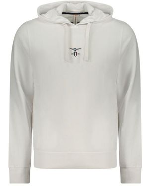 Accademia Militare White Cotton Men's Sweatshirt - Grey