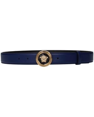 Versace Belt Leather/Electric - Blue