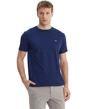 GANT Cotton T-Shirt - Blue