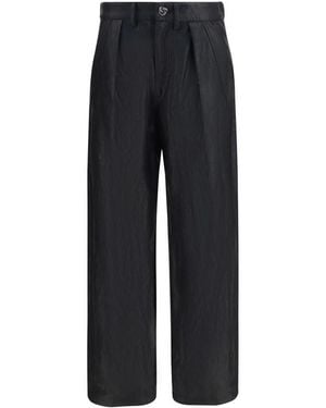 Kristina Ti Black Polyester Casual Pants