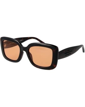 Marc Jacobs Brown Plastic Sunglasses - Black
