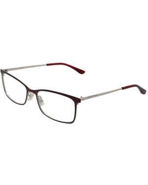 BOSS Burgundy Stainless Steel Glasses (frames) - Brown