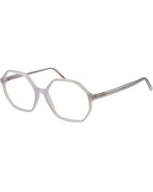 Andy Wolf White Acetate Glasses (frames) - Metallic