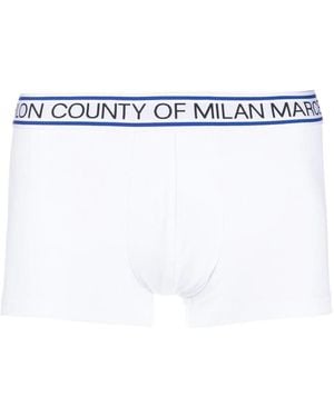 Marcelo Burlon 3 Pack Logo Waistband Boxer Briefs - White