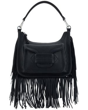 Pierre Hardy Black Calf Leather Bos Taurus Shoulder Bag