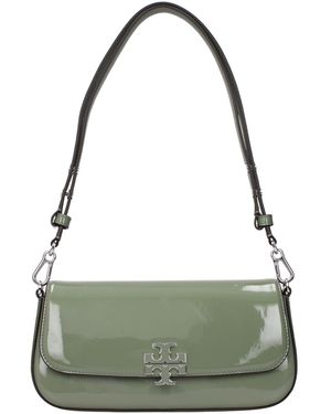 Tory Burch Green Leather Shoulder Bag