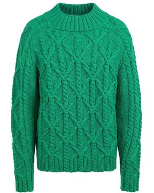 Malo Green Cotton Men's Sweater