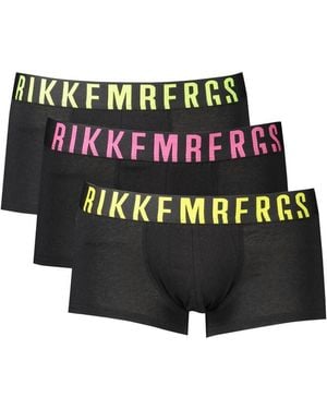 Bikkembergs Boxer Briefs 3Pack Logo - Black