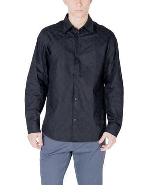 ARMANI EXCHANGE Blue Cotton Shirt