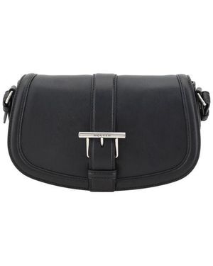 ショルダーバッグ Alexander Mcqueen Black Leather Maxi Satchel Shoulder Bag Alexander McQueen Black Leather Maxi Satchel Shoulder Bag