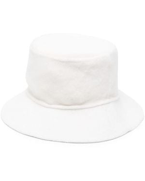 P.A.R.O.S.H. Wide-Brim Bucket Hat - White