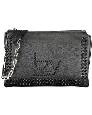 Byblos Nero Polyurethane Handbag - Black