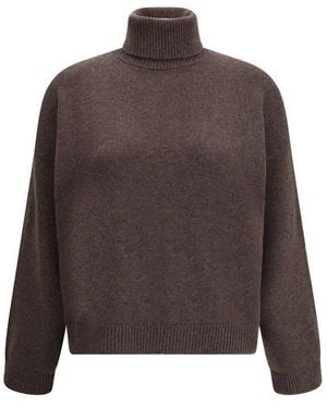 Brunello Cucinelli Cashmere Turtleneck Sweater - Brown