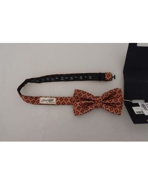 Scotch & Soda Multicolour Silk Adjustable Neck Papillonbow Tie - Grey