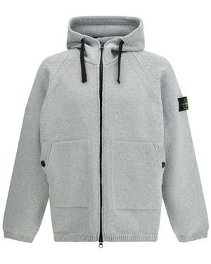 Stone Island Grey Polyester Sweatshirt