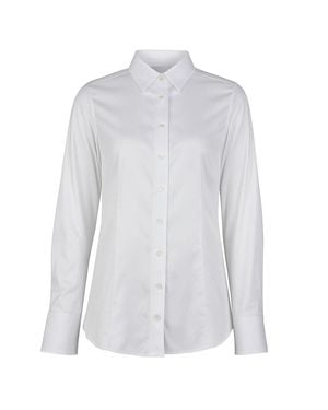 Made In Italy White Cotton Shirt