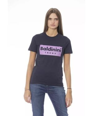 Baldinini Blue Cotton T