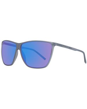 Porsche Design Grey Unisex Sunglasses - Blue