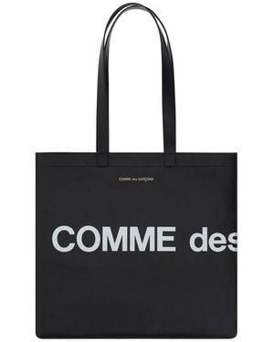 Comme des Garçons Black Calf Leather Bos Taurus Shoulder Bag
