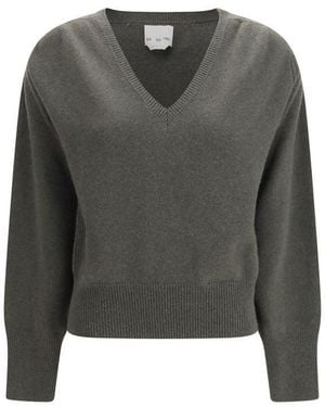 Sa Su Phi Bicolour Cashmere Jumper - Grey