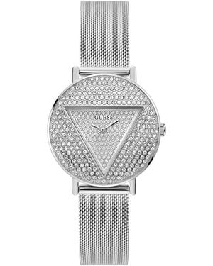 Guess Grey Stainless Steel Watch - Metallic