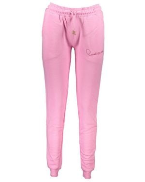 Roberto Cavalli Pink Cotton Pant