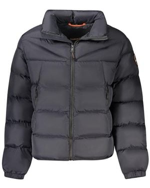 Napapijri Black Polyamide Men's Jacket - Gray