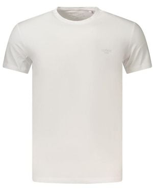Guess White Cotton Men's T