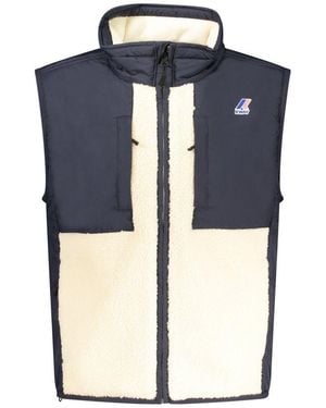 K-Way Blue Polyamide Men Jacket - S