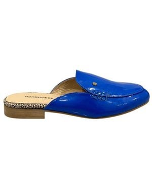 Borbonese Blue Leather Sandal