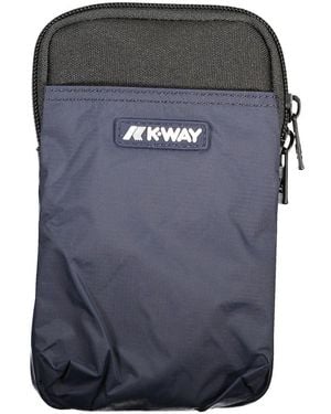 K-Way Blu Polyester Men Shoulder Bag - Gray