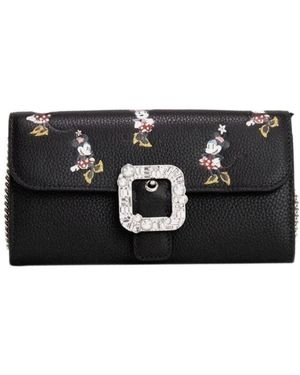 Kate Spade X Disney Black Leather Minnie Mouse Wallet Crossbody Bag