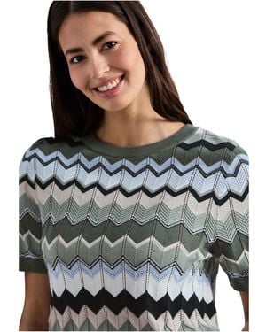 Street One Green Viscose Sweatshirt - Grey