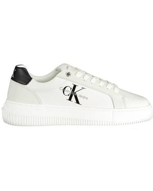 Calvin Klein Polyester Trainer - White