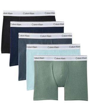 Calvin Klein Bicolor Cotton Boxers - Blue