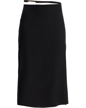 Jacquemus Elegant Jupe Notte Mini Skirt For - Black