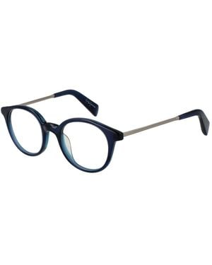 Yohji Yamamoto Acetate Glasses (Frames) - Blue
