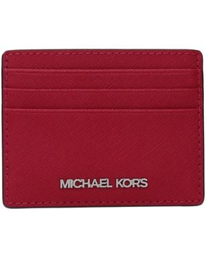 Michael Kors Document Holder Leather/Dark Raspberry - Red