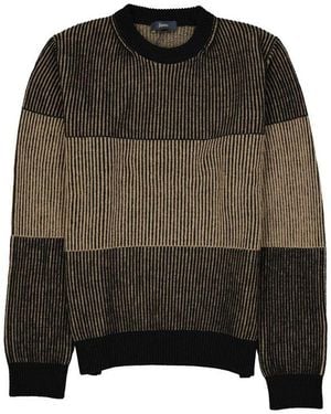 Herno Blue Wool Sweatshirt - Green