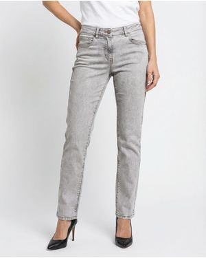 Brunello Cucinelli Blue Cotton Straight - Grey
