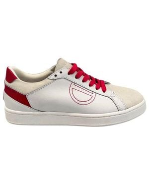 Borbonese White Rubber Sneaker - Pink