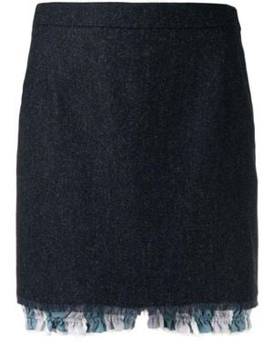 Thom Browne Layered Mini Skirt - Blue