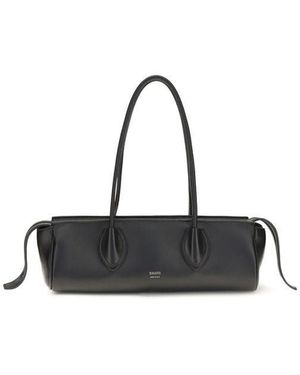 KHAITE Black Lamb Ovis Aries Aries Shoulder Bag