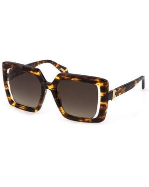 Just Cavalli Brown Plastic Sunglasses