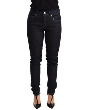 Acht Sleek Low Waist Skinny Denim - Black