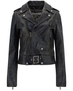 Golden Goose Leather Jacket - Black