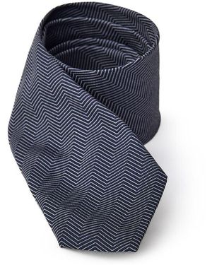 Jil Sander Blue Silk Tie