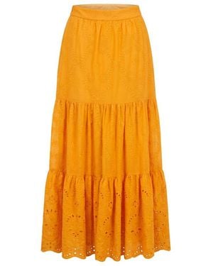 Trussardi Orange Polyester 's Skirt