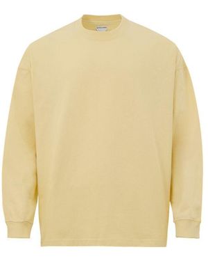 Bottega Veneta Yellow Cotton Sweatshirt - Natural