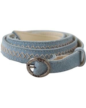 CoSTUME NATIONAL Chic Sky Leather Belt - Grey